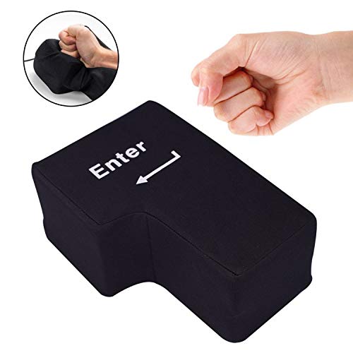 ASDSH BIG ENTER 巨大 エンターキー Enter パソコン PC BIG 約1700倍 USB おもしろグッズ クッション 景品 贈り物 でかい枕 ストレス発散 いいプレゼント