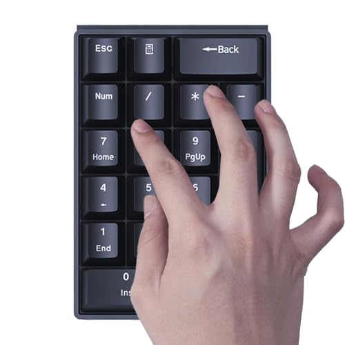 Mqyra 有線接続式ナンバーパッド | ポータブル メカニカル ガジェット - 有線数字パッド プラグアンドプレイ 即挿即用,財務会計、ノートパソコン、財務アナリスト、プログラマー、簿記係、デザイナー向け SPDQIQR77ILNCDEER
