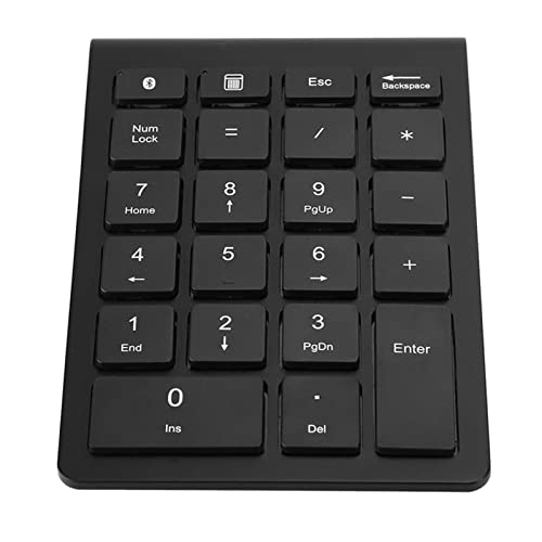 JGGLD ワイヤレス テンキーボード, 10メートル通信範囲, 人間工学デザイン, AAA電池式, オフィス・会計・学習用