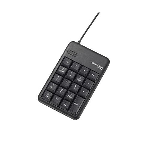 (まとめ)エレコム USBテンキーボード TK-TCM011BK【×3セット】 ds-1621834 KTEC-ds-1621834