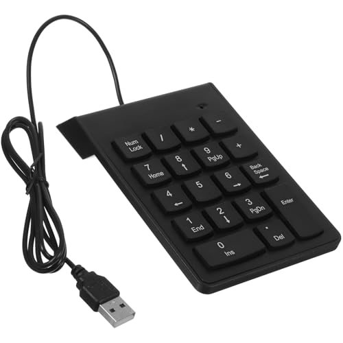 JHKNNK USB有線19キー金融銀行用テンキーパッド ポータブルキーボード 手首負担軽減設計 複数システム対応コンピュータ周辺機器 H102017