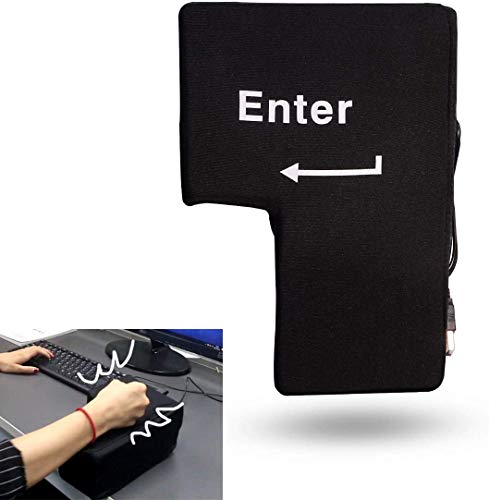 XiAnMuQianGanTrade BIG ENTER 巨大 エンターキー Enter パソコン PC BIG 約1700倍 USB おもしろグッズ クッション 景品 贈り物 でかい枕 いいプレゼントおもしろグッズ 巨大 パソコン エンターキー お昼寝 クッションとしても HCJ-2007061553