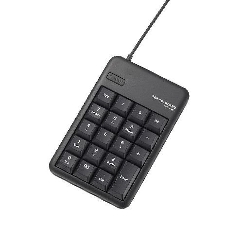 エレコム (7個まとめ売り) エレコム USBテンキーボード TK-TCM011BK