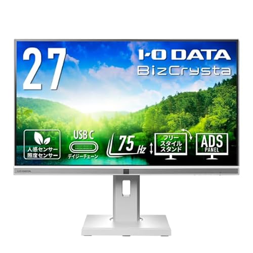 アイ・オー・データ LCD-BCQ271D-F LCD-BCQ271DW-F [「5年保証」USB Type-C搭載27型ワイド液晶 白]