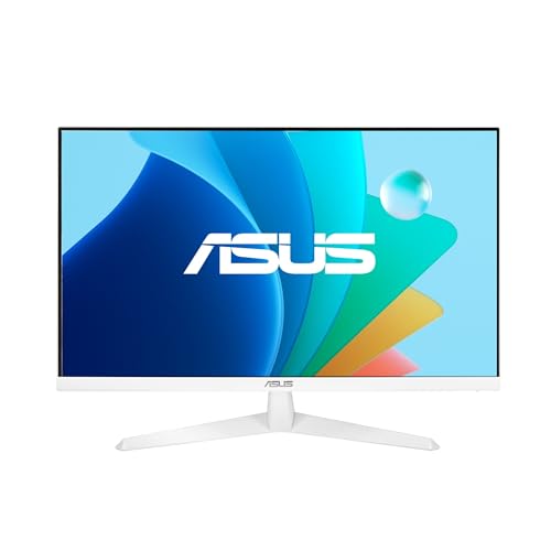 ASUS 27インチ 1080P アイケアモニター (VY279HF-W) - FHD、IPS、100Hz、1ms、アダプティブ同期、仕事やゲーム用、アイケアプラステクノロジー、ブルーライトフィルター、ちらつきなし、DisplayWidget Center。