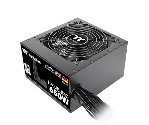 Thermaltake ハンブルク 650W 電源 | ATX 3.1 | ドイツシリーズ W0650RE