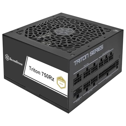SilverStone Technology Triton 750Rz - Cybenetics Gold 750W ATX 3.1 & PCIe 5 完全モジュラー ATX 電源、SST-TR750R-GM SST-AX0750FCGD-7QH
