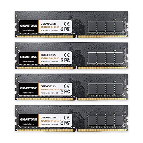 Gigastone 【沖縄・離島配送不可】【代引不可】メモリ サーバ用 増設メモリ DDR4-2666 UDIMM ECC 16GBx4枚組 2Rx8 ADTEC ADS2666D-E16GDB4