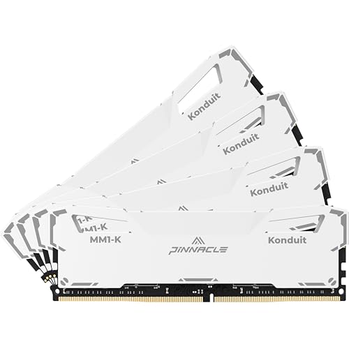 Timetec Pinnacle Konduit RGB 64GB キット(4x16GB) DDR4 3200MHz PC4-25600 CL16-18-38 XMP2.0 オーバークロック 1.35V デュアルランク AMDおよびインテルデスクトップゲームPCメモリーモジュールに対応 - ブラック