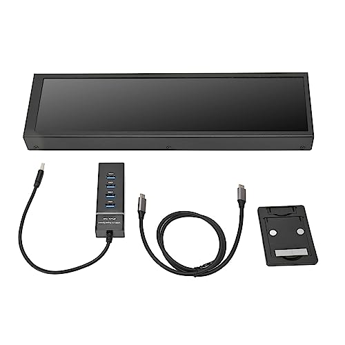 Jeffergarden 60Hz 8.8 インチ CPU 温度モニター DIY テーマ PC 温度モニター 1920x480 60Hz 8.8 インチ IPS (黒) Jeuydxbvezg6-11