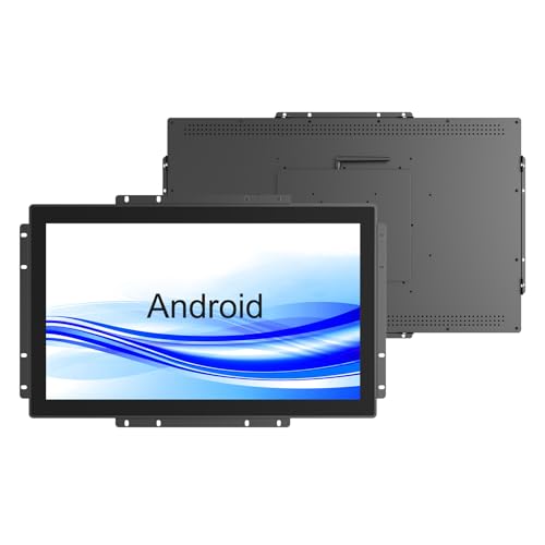 GreenTouch 23.8インチ オープンフレーム タッチスクリーン液晶モニター - Android一体型コンピューター（RK3566プロセッサー、RAM 4GB、ROM 32GB搭載） - 静電容量式タッチパネル（PCAP） - 解像度1920x1080、アスペクト比16:9 - ブラック - 前面保護等級IK08/IP65 GT-TC238