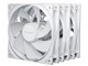 be quiet! be quiet！ PURE WINGS 3 120mm PWM Reverse 3-Pack BL136 [White]
