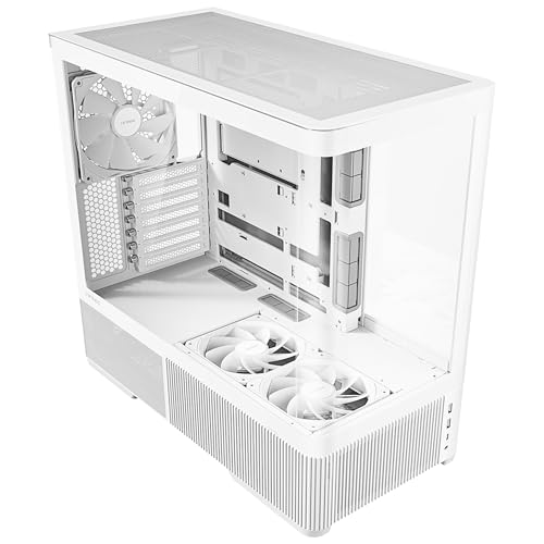 ANTEC ミドルタワー C6 Curve Air White ホワイト 三面強化ガラスパネル 冷却型 ピラーレス 120mmファン最大6基搭載可 【キャンセル不可・北海道沖縄離島配送不可】 0761345102766-ds