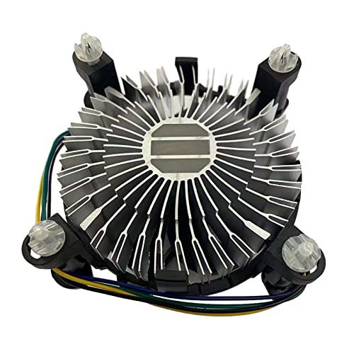 Generic CPUクーラー 90mmファン搭載 アルミニウムヒートシンク LGA775/1150/1155/1156/1200対応 – 静音設計で効率的な冷却を実現 デスクトップPC向け L6TO3S55CK