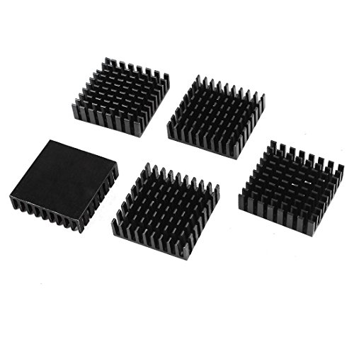 Ruilogod チップセット ヒートシンク クーラー ヒート冷却フィン 5個 35mm x 35mm x 10mm 64a32897d4cd7c65841b20488f7c6a