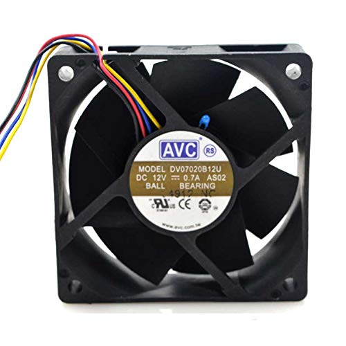 N+A 冷却ファン AVC DV07020B12U, Server Cooler ファン AVC DV07020B12U DC 12V 0.7A, bearing ファン server inverter 冷却ファン for 70*70*20MM