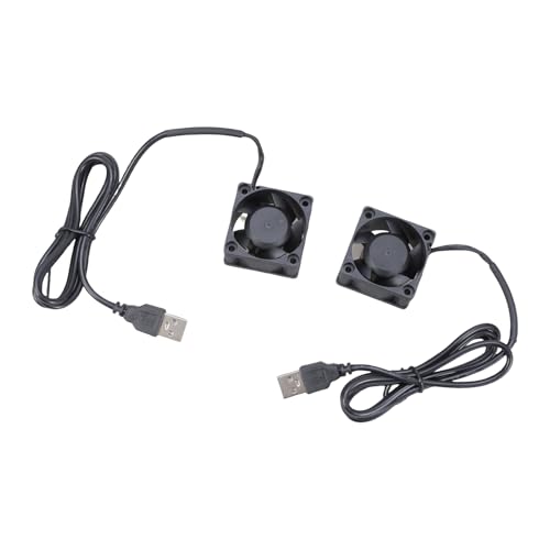 Kelvix USB 電源冷却ファン 40mm ルーターラックサウンドビデオネットワーキングキャビネットサーバー、ワークステーションマイニングマシン用 USB 電源ファン