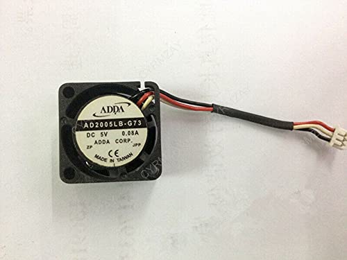 CYRMZAY 互換性があります ADDA AD2005LB-G73 5V 0.08A 20x20x10mm 2CM 3線 冷却 ファン U12E12MS4A336