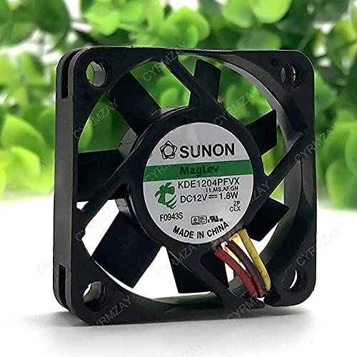 CYRMZAY 互換性があります Sunon KDE1204PFVX 40 * 40 * 10 mm 12V 1.8W with a 3-wire switch server inverter 冷却 ファン U12E12MS4A208