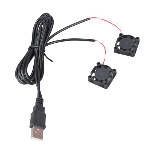 Tizuqe USB 電源 5V 冷却ファン 10200RPM 低ノイズ 29DBA プリンタ PC 電子デバイス 2 タイプ PC