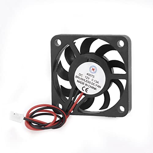 Ruilogod DC 適合電圧V 0.13A 4007S ブラシレス冷却ファン 40mm x 40mm x 7mm ブラック(id:7f 59a e6 5b3 697。 124844c58cad096ed6121ab46b98ec