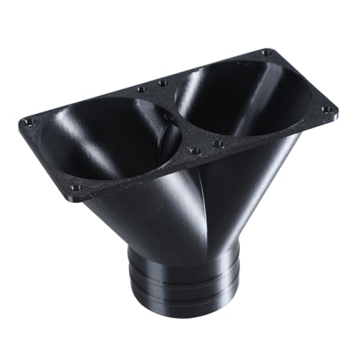 zisueue ハイパフォーマンス冷却ファンダクトアダプター排気と換気用の4cm/6cmファンのためのベント