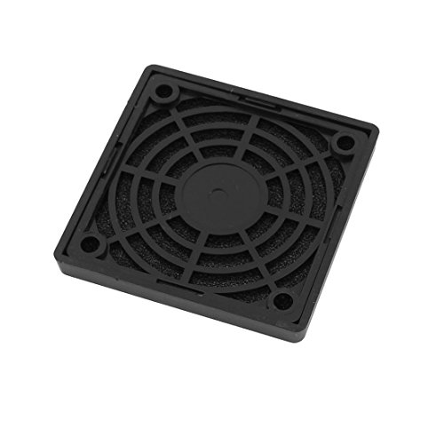 Ruilogod 65mm 正方形 コンピューター クーラー ファン 防塵 ケースカバー ダストフィルター メッシュ ブラック 96eb12d146b7e5c8beb1b43448fcc9