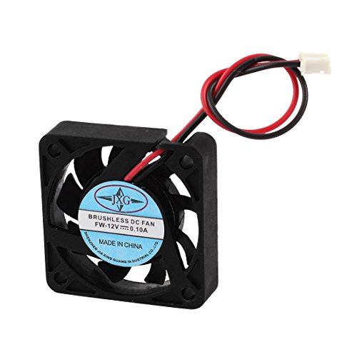 Ruilogod ブラック プラスチック DC 12V 0.10A 9 Flabellums ケース冷却ファン 40x40x10mm (id:ccd aa4 82c 46c cc7 ccdaa482c46c9cc7b63895106c8a03