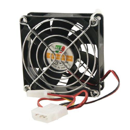 Ruilogod 8025 DC 適合電圧V 2W 80mm 4ピン コンピュータケース冷却ファン フィンガーガード付き 5f394a81b17237dd095f031f408103