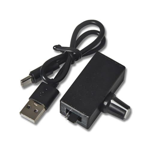 YIERS USBから4PIN PCファンパワーアダプター8W DC12Vステップアップ電圧と2/3ウェイケーブルが含まれている速度制御