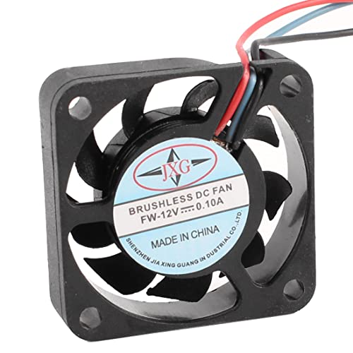 Ruilogod DC 12V 3ピン PC コンピューター CPU ブラシレス冷却ファン ブラック 40x40x10mm (id: b86 39b f7d 195 02a b8639bf7d195802a9c65ac1feaa875