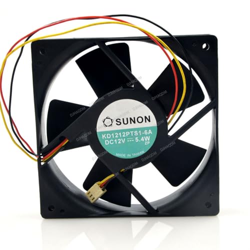 DJHAQDM 互換性があります SUNON KD1212PTS1-6A 12V 5.4W 12cm 12025 3-Wire 冷却ファン GA1204PV273