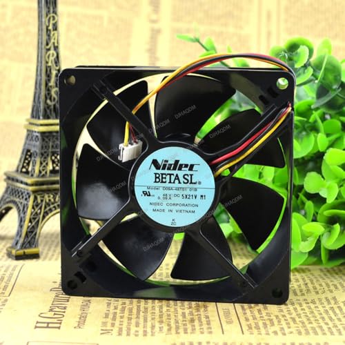 DJHAQDM 互換性があります Nidec D09A-48TS1 01B 48V 0.09A 9cm 9025 3-Wire 冷却ファン GA1204PV088