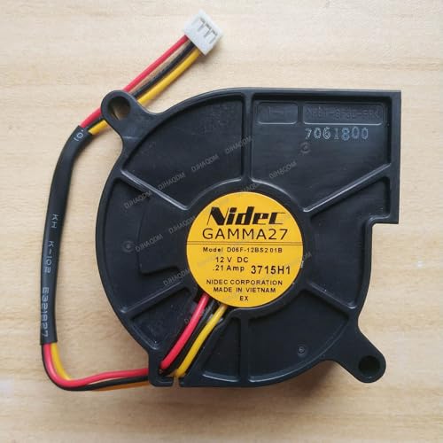 DJHAQDM 互換性があります Nidec D06F-24SH 01B 12V 0.16A 6025 3-Wire 冷却ファン QM05036B2202