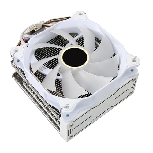 Psdndeww Semme ARGB CPU クーラー、4 本の銅製ヒートパイプ付き、油圧 120mm、1700/1151/1155、AM4/AM5、00RPM 用 Semmenmscpo2g6v