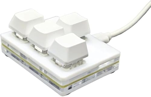 Rutexc ゲーミングキーボードコンパクトで便利なミニキーボード、ワンハンド操作が可能で作業効率 UP！キーと軽量デザインで、PC 作業やゲーミングに最適な小サイズキーボード
