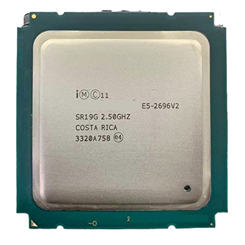 Intel E5 2696v2 2696 V2 E5-2696v2 2.5G Hz 12-24 コアスレッド プロセッサー CPU 30M 115W LGA 2011 Cocok Untuk X79 Papan Utama