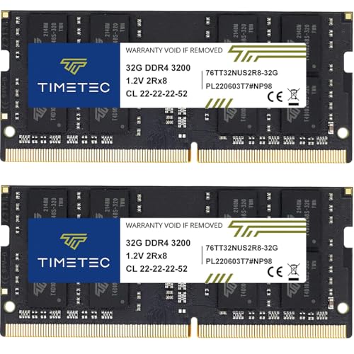 Gigastone 【メモリ DDR4】GIGASTONE 32GBx2枚 (64GB Kit) DDR4 3200MHz (2933MHz or 2666MHz) PC4-25600 (PC4-23400/21300) CL22 1.2V SODIMM 260 ピン アンバッファード 非 ECC ノートパソコン用メモリモジュールアップグレード- ラップトップのみ