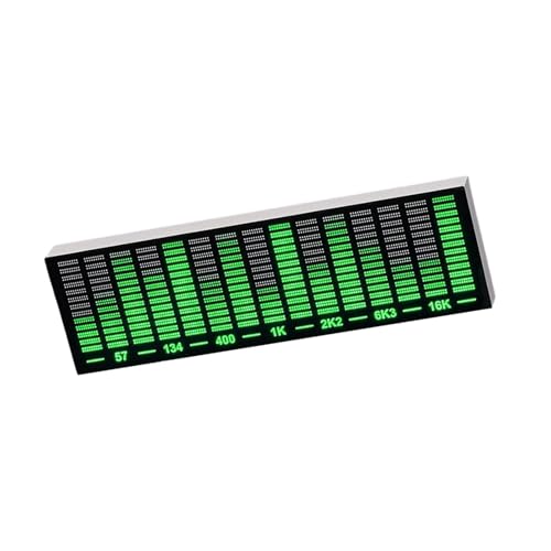 ECVGHD LEDライト ミュージックスペクトラムピックアップ ライトディスプレイ 音声制御ライト インテリア照明 リズム分析 ダイナミックサウンドレベラー