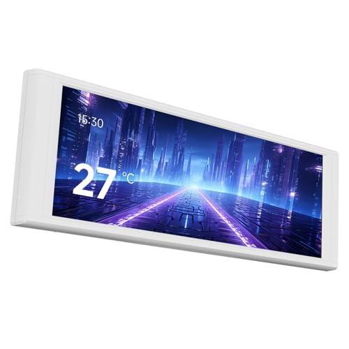 THERMALRIGHT Trofeo Vision LCD ホワイト 6.8インチ IPS ワイドスクリーン、1280x480解像度、柔軟なLCDスクリーン配置オプション付き B0FP4WZN3V