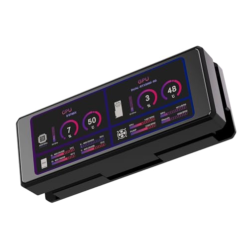 CAZSTYK 折りたたみ 3.39 インチ小型モニター セカンダリ ディスプレイ SCre 960X376 パネルと耐久性アルミニウム仕上げ LCD モニター