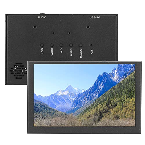 mlida 5 インチ IPS USB ミニ スクリーン、800x480 コンピューター温度モニター ポータブル PC センサー パネル ディスプレイ プラグ アンド プレイ ミニ モニター センサー パネル、ファン速度、CPU、GPU、RAM データ モニター JAWLm8p29q6fik