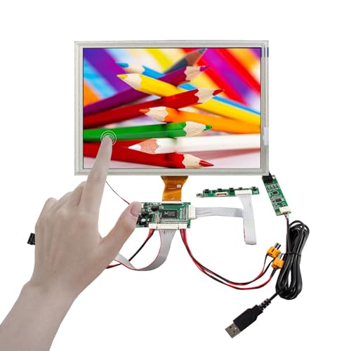 VSDISPLAY FanyiTek 8インチ EJ080NA-05A 800X600 TTL LCDスクリーン 4線抵抗タッチパネルとVGA 2AVコントローラーボード 50ピン