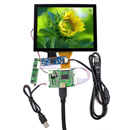 VSDISPLAY HDMI入力 LCDコントローラ 8インチ 解像度800x600 TTL 50ピン 静電容量式 タッチ LCDディスプレイ VS-TY50-V2EJ080NA-05AVS080TC01-A1