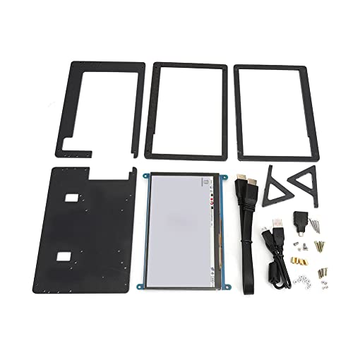 Cerlyiont 7インチHDMI液晶タッチディスプレイ 1024x600 静電容量式5点タッチ 4B3B3B+対応 アクリルケース付 Cerlyghurq2sp17