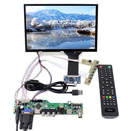 VSDISPLAY 10.1インチ IPS 液晶 M101NWWB R6 解像度1280x800 タッチスクリーン 静電容量式 HDMI VGA AV USB LCD コントローラー VSK1868JP