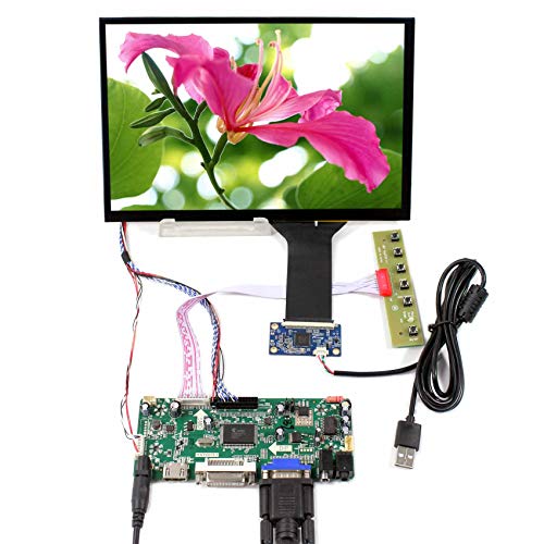 VSDISPLAY 10.1インチ IPS 液晶パネル M101NWWB R6 解像度 1280x800 静電容量式 タッチパネル HDMI VGA DVI LCD コントロール M.NT68676-M101NWWB-VS101TC01-B1