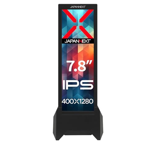 JAPANNEXT 7.8インチ IPSパネル搭載 400x1280解像度 小型縦型モバイルモニター JN-MD-IPS7842 USB Type-C miniHDMI スタンド付き 【2年保証】