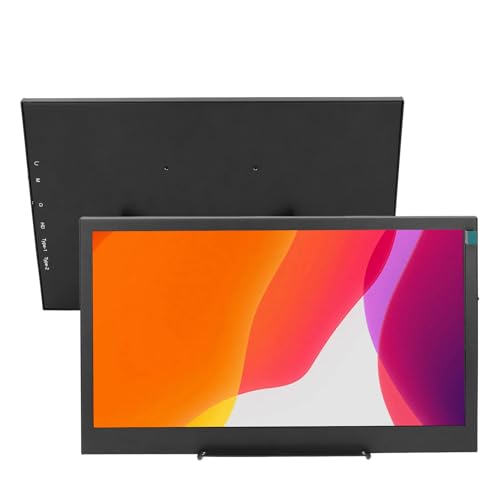 Dpofirs 13.3インチディスプレイIPSポータブルスクリーン、デュアルUSB C HDMIラップトップモニター、178度の全視野角、コンピュータゲームディスプレイ Dpofivgz4e5y02u