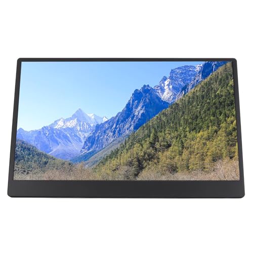 SENECESLI 没入型 1920x1080 13 インチ IPS ポータブル タッチスクリーン ディスプレイ、ダブル ステレオ スピーカー付き、ラップトップ スクリーン エクステンダー用ゲーム ディスプレイ、モニタリング画面